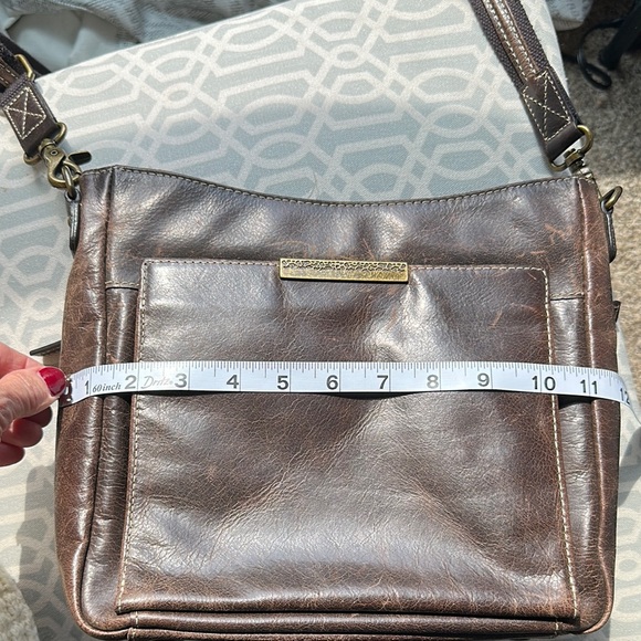 Brown Leather Crossbody Bag